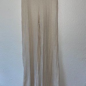 H&M Ribbed Lounge Suit - Tan